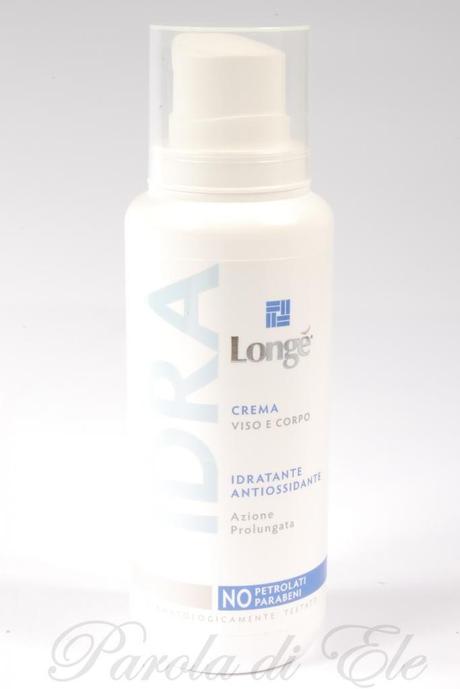 LONGE': Detergente viso&corpo;, Crema viso&corpo;, Pannetti struccanti e Panno detergente