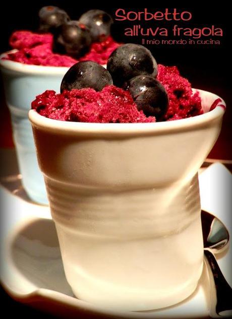 SORBETTO all'UVA FRAGOLA