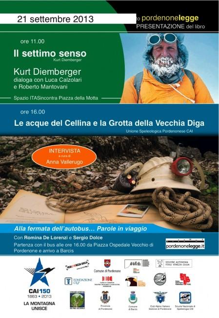 Unione Speleologica Pordenonese CAI a PNLEGGE – 21 e 22 settembre 2013