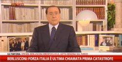 Videomessaggio Berlusconi al completo su Sky e Tgcom24, stralci su Rai e La7