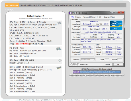 G.Skill TridentX Record 4Ghz validate