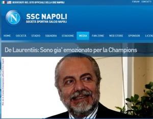 De Laurentiis in estasi per la vittoria di Champions contro il Dortmund