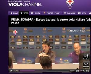 La Fiorentina pronta al debutto in Europa League