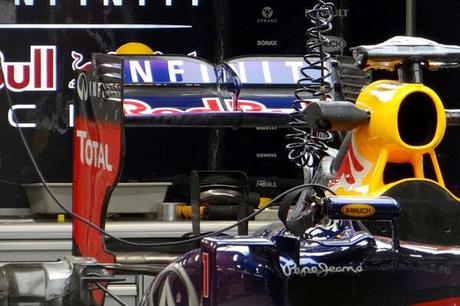 Gp. Singapore: ala posteriore e monkey seat della Red Bull