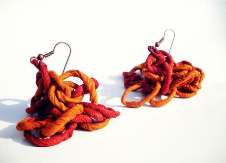 LA CARTA SUSSURÒ AL COLORE LA FORMA: GLI ACCESSORI DI QUASI CARAMELLE Quasi Caramelle - rusty chain - orecchini