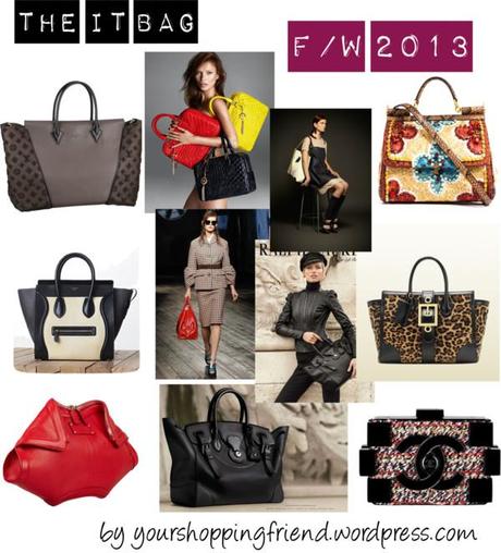 The IT bag - fall winter 2013 collections