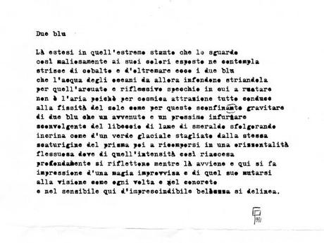 Camillo Pennati ░  Due Blu Original Text