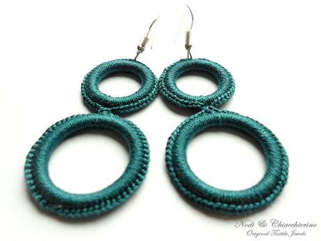 Dharma - orecchini ad uncinetto - crochet earrings