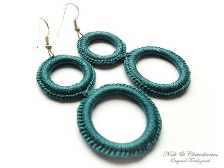 Dharma - orecchini ad uncinetto - crochet earrings