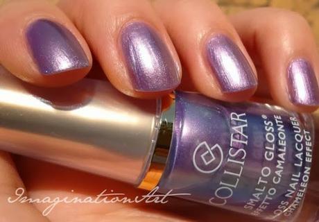 Collistar n°632 Ametista Camaleonte swatch swatches nail polish lacquer smalto