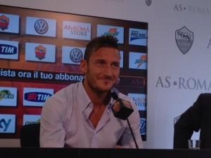 Totti conferenza stampa