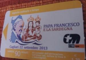 Cagliari Visita di Papa Francesco Servizi Ctm, parcheggi e viabilità