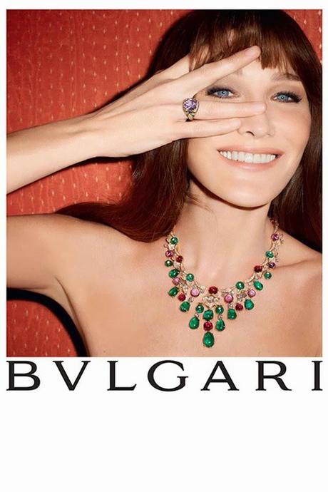 Carla Bruni for BVLGARI.