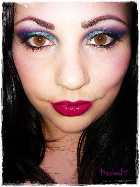 {MakeUpLook} La triade sacra: teal, viola & rebel *-*