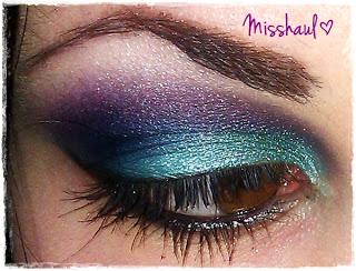 {MakeUpLook} La triade sacra: teal, viola & rebel *-*