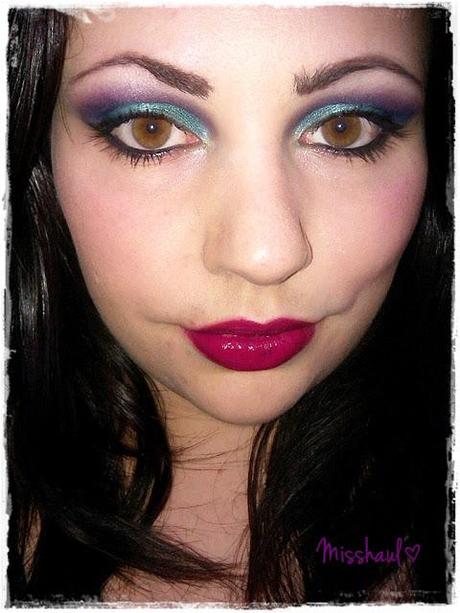 {MakeUpLook} La triade sacra: teal, viola & rebel *-*