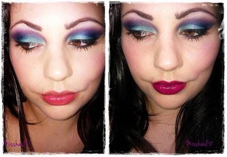 {MakeUpLook} La triade sacra: teal, viola & rebel *-*