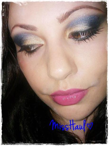 {MakeUpLook} Blu & oro