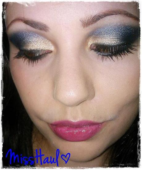 {MakeUpLook} Blu & oro