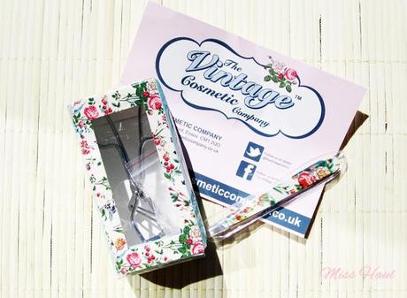 {The Vintage Cosmetics} Eyelash curlers & Tweezers Floral