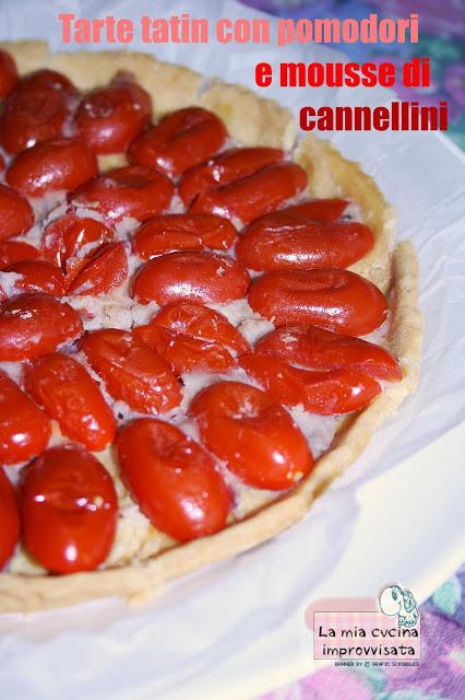 Tarte Tatin pomodorini e mousse di cannellini