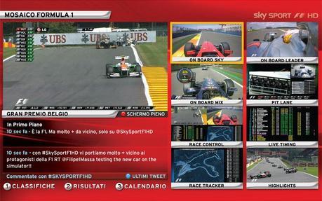 Formula 1, Gran Premio di Singapore in diretta su Rai 1, Rai HD e Sky Sport F1 HD Sky Sport F1 HD: il palinsesto del Gp di Singapore della Formula 1 (19 - 22 Settembre)