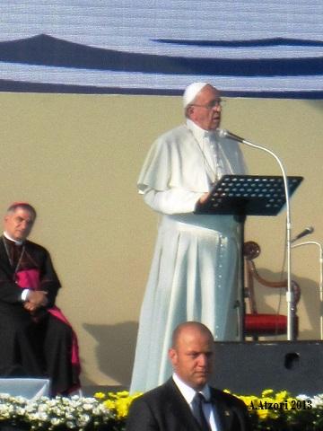 Papa Francesco a Cagliari