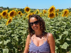 Me and sunflowers