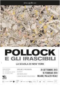 La locandina della mostra di Pollock (facebook.com)