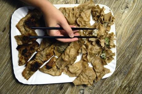 Ravioli di farro asian-style