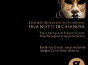 Recensione Notte Casanova, Concerto voce recitante chitarra, Federico Grassi Sergio Sorrentino, guitart 2013