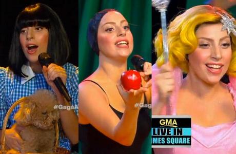Lady Gaga a Good Morning America si trasforma in Biancaneve.
