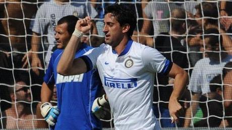 Diego Milito - Sassuoilo vs Inter - Serie A 2013/2014 (AP/LaPresse)