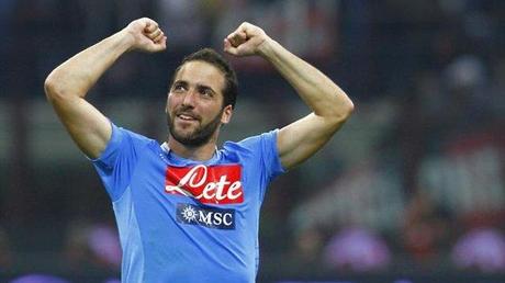 Gonzalo Higuain Milan Napoli 2013 AP/LaPresse