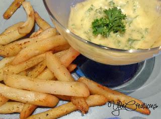 Salsa gustosa per patatine   Tasty sauce for french fries