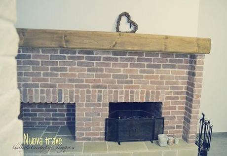Cottage fireplace - Shabby&CountryLife.blogspot.it