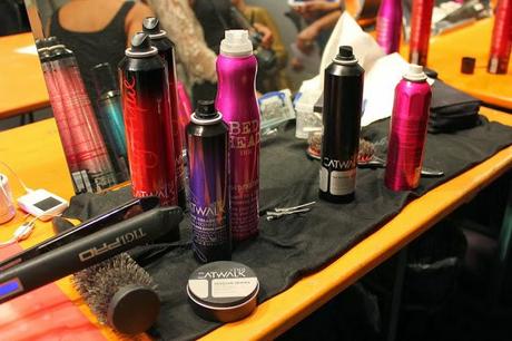 Sfilata SS2014 John Richmond: il backstage con TIGI