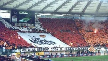 Ieri sera a Roma, dopo il derby