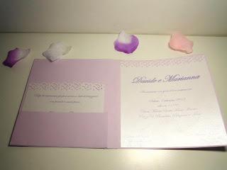 Partecipazioni matrimonio, collezione Lilac