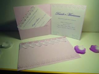 Partecipazioni matrimonio, collezione Lilac
