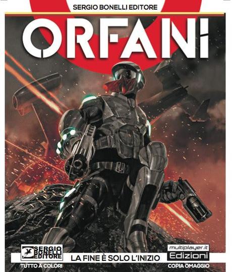 Il numero Zero di Orfani disponibile da questa settimana, sia in edizione cartacea che digitale
