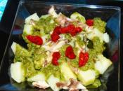 Insalata patate filetti sgombro salsa verde