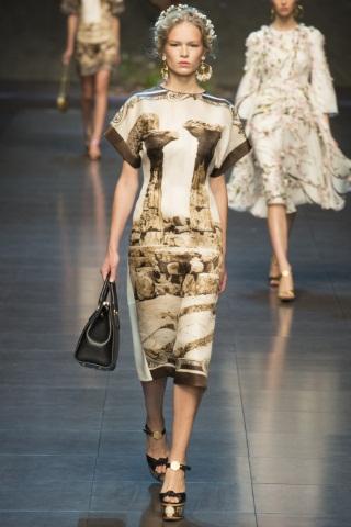 MFW 2013. Dolce & Gabbana: Fashion, Magna Grecia