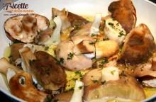 Funghi porcini stufati in padella