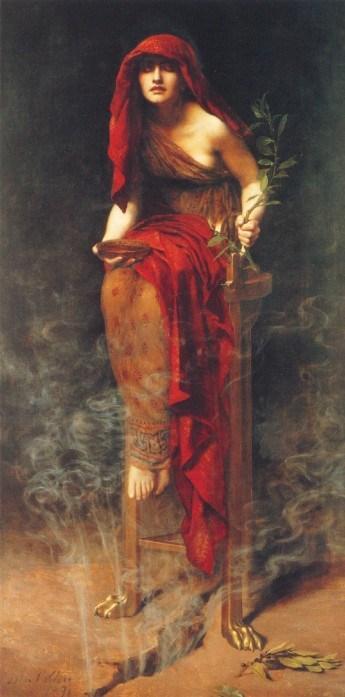 Intervista gastronomica ad Elda Lanza, una Camilleri in gonnella! John_Collier_-Priestess_ of Delphi