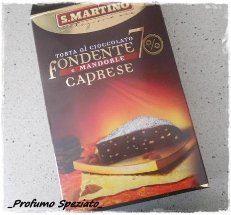 Primo esperimento S.MARTINO: TORTA CAPRESE, cioccolato fondente e mandorle