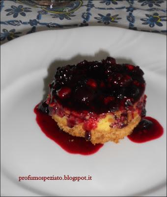 CHEESE CAKE CON FRUTTI DI BOSCO