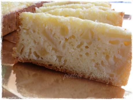 plumcake mela e limone drizzle cake