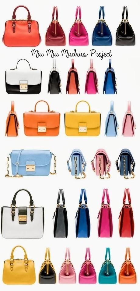 Miu Miu Madras Project, le borse super colorate per l'autunno-inverno 2013-2014