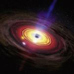 Rappresentazione artistica del buco nero Sagittarius A* (NASA/Dana Berry/SkyWorks Digital)